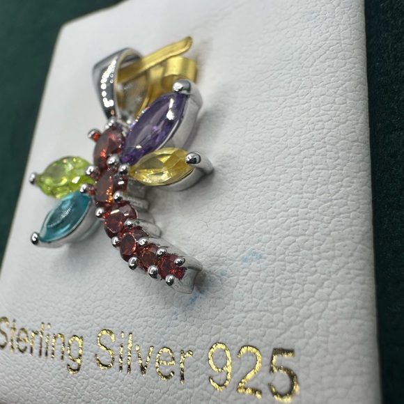 Sterling Silver Dragonfly Pendant - Picture 3 of 6